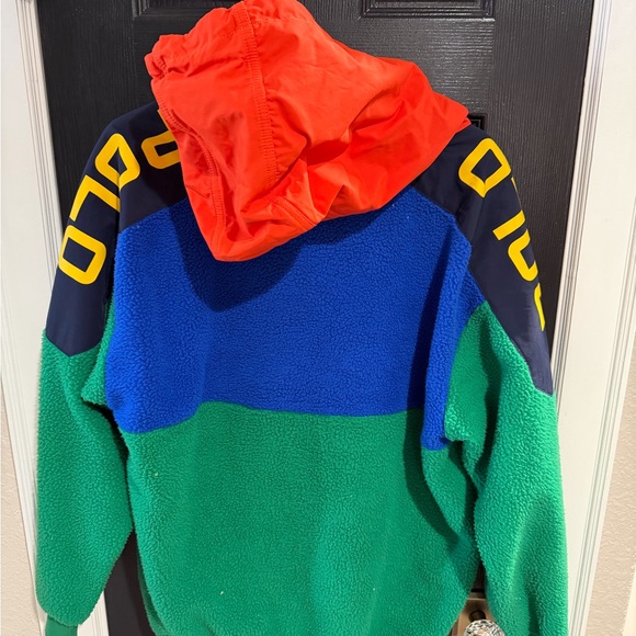 VTG Polo by Ralph Lauren Colorful Fleece with Expedition Patch - Picture 5 of 12
